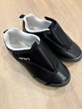 Carter's Toddler Black Velcro Soccer Cleats - Size 10